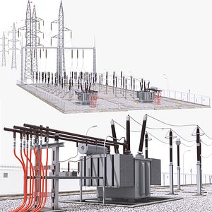Substation 2 3D model