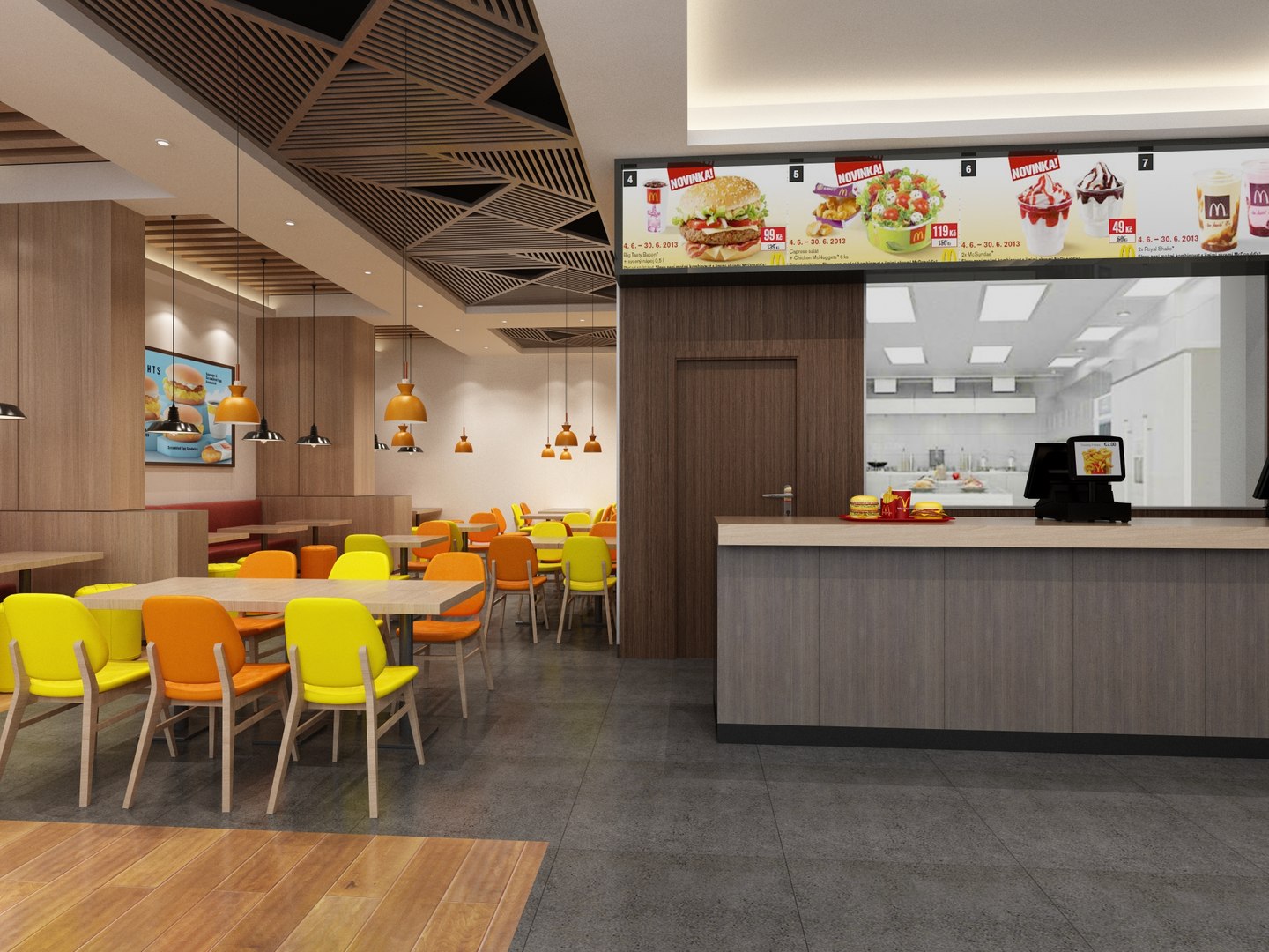 3d Fast Food Restaurant 05 - Turbosquid 2042157