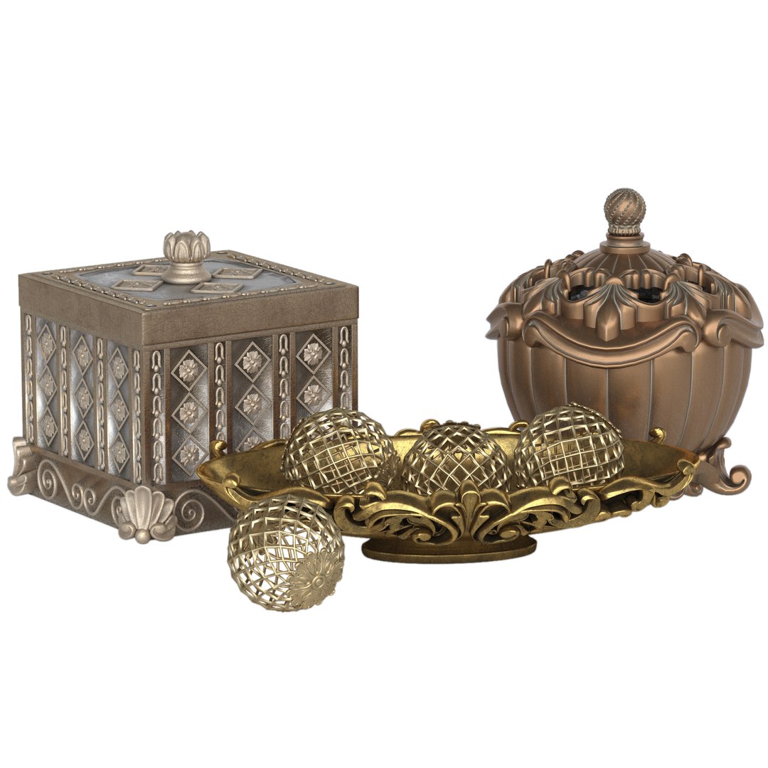 3D model Decorative set 1 - TurboSquid 1770702