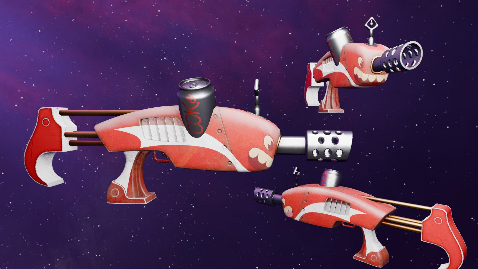 Stylized Guns Pack 34 Unique Game-Ready Weapons Models 3D - TurboSquid ...