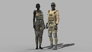 3D Military Outfits