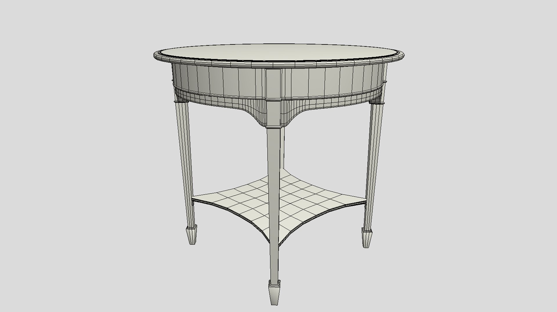 Vintage Side Table 3D model - TurboSquid 2152520