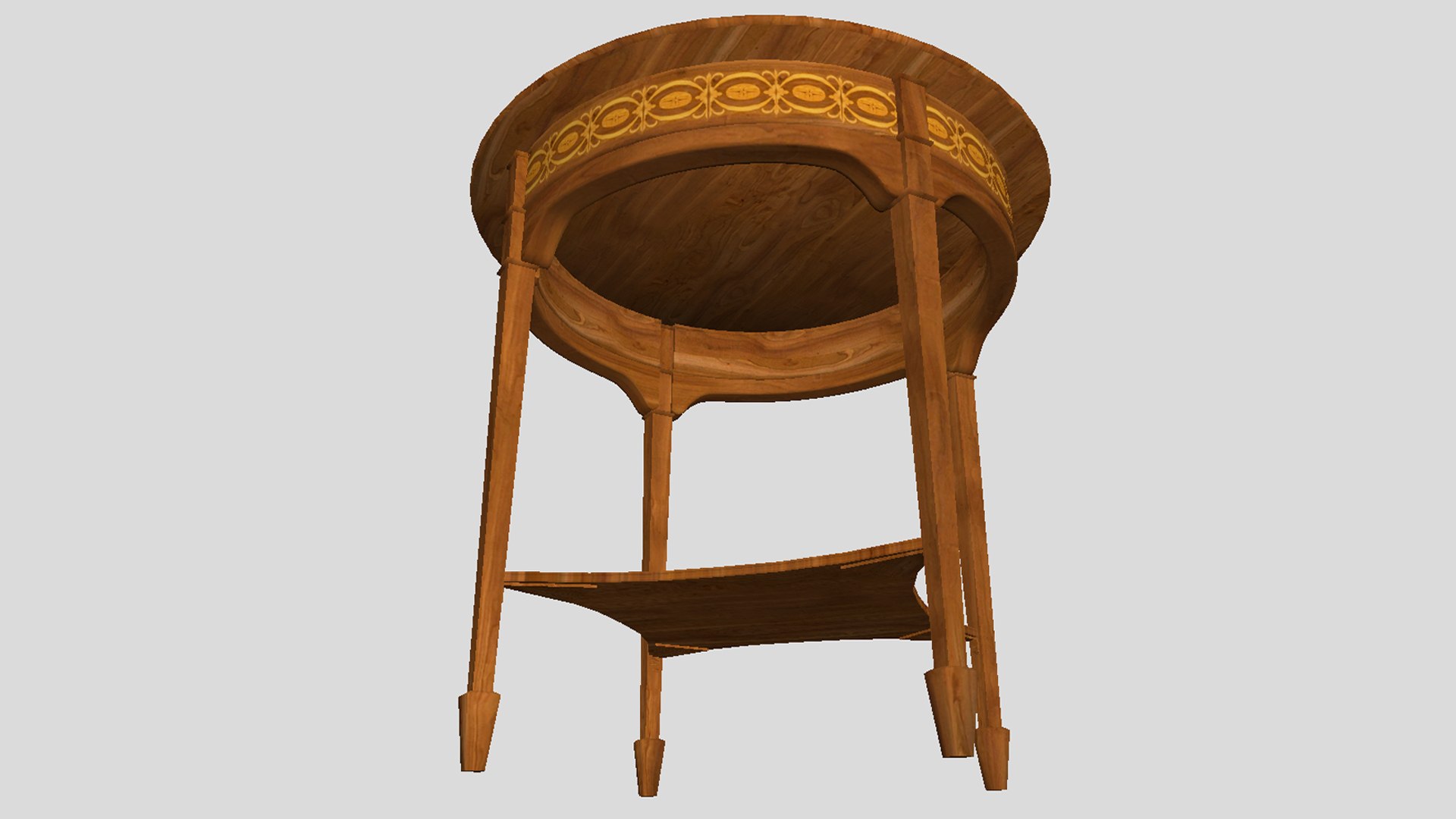 Vintage Side Table 3D model - TurboSquid 2152520