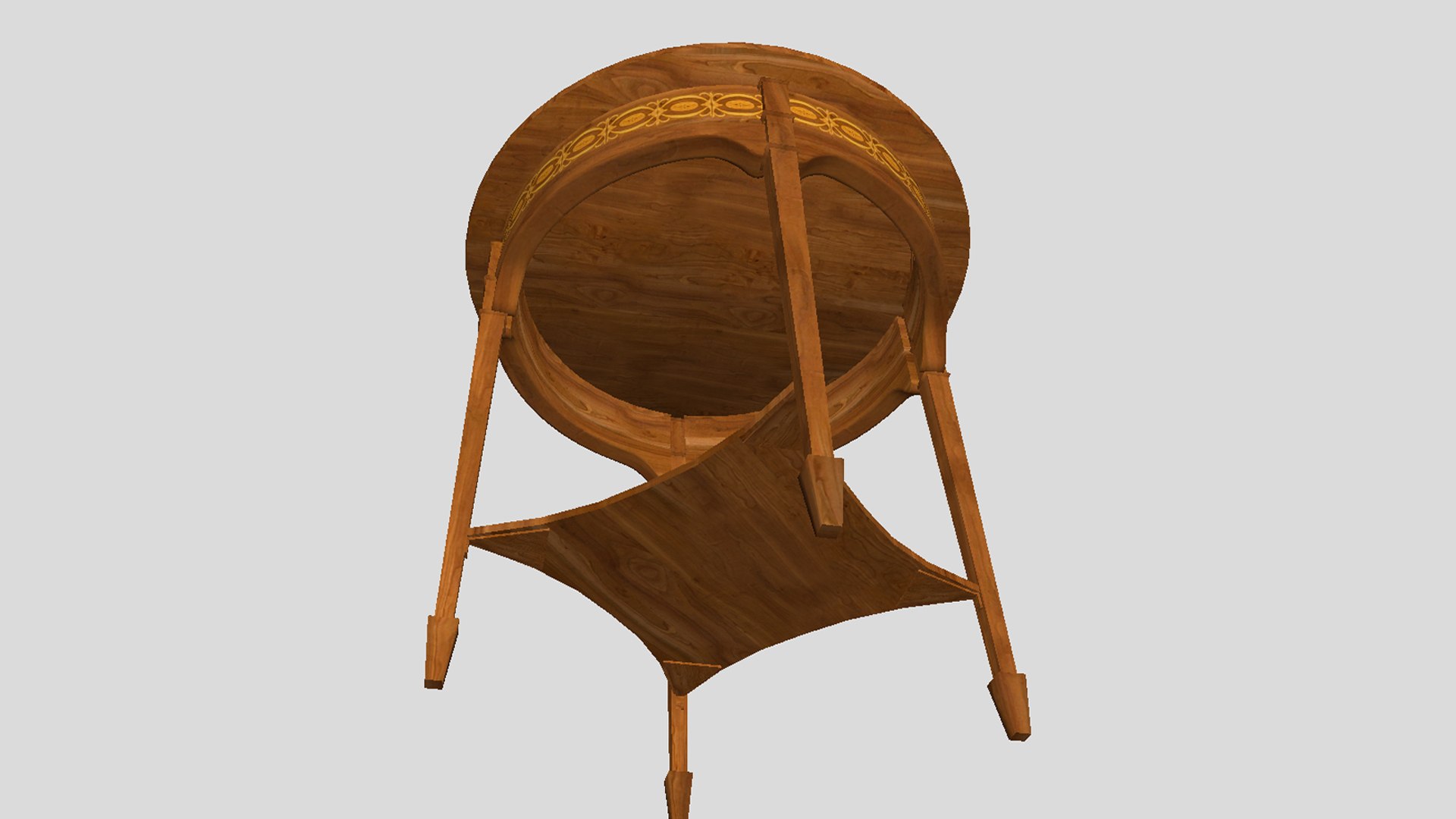 Vintage Side Table 3D model - TurboSquid 2152520
