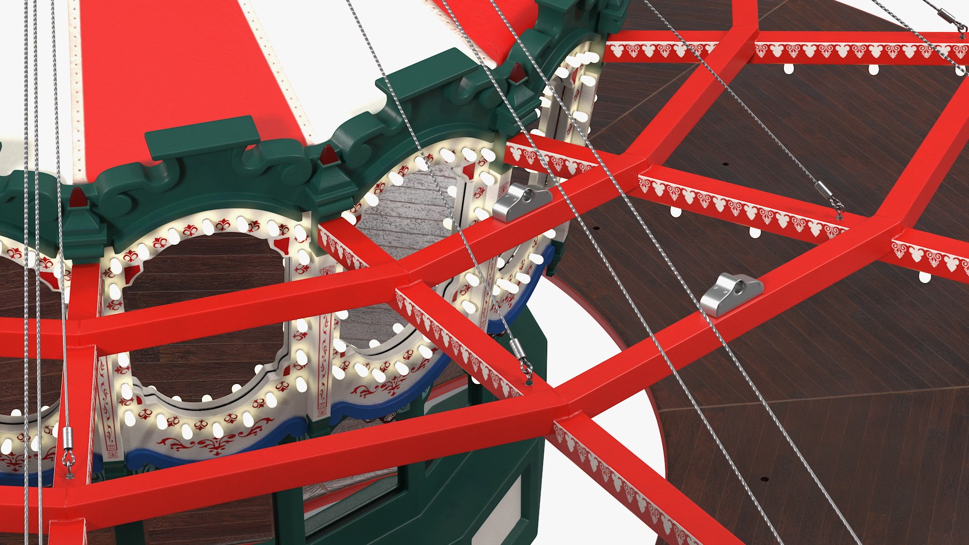 3D Carousel Rigged - TurboSquid 1598644