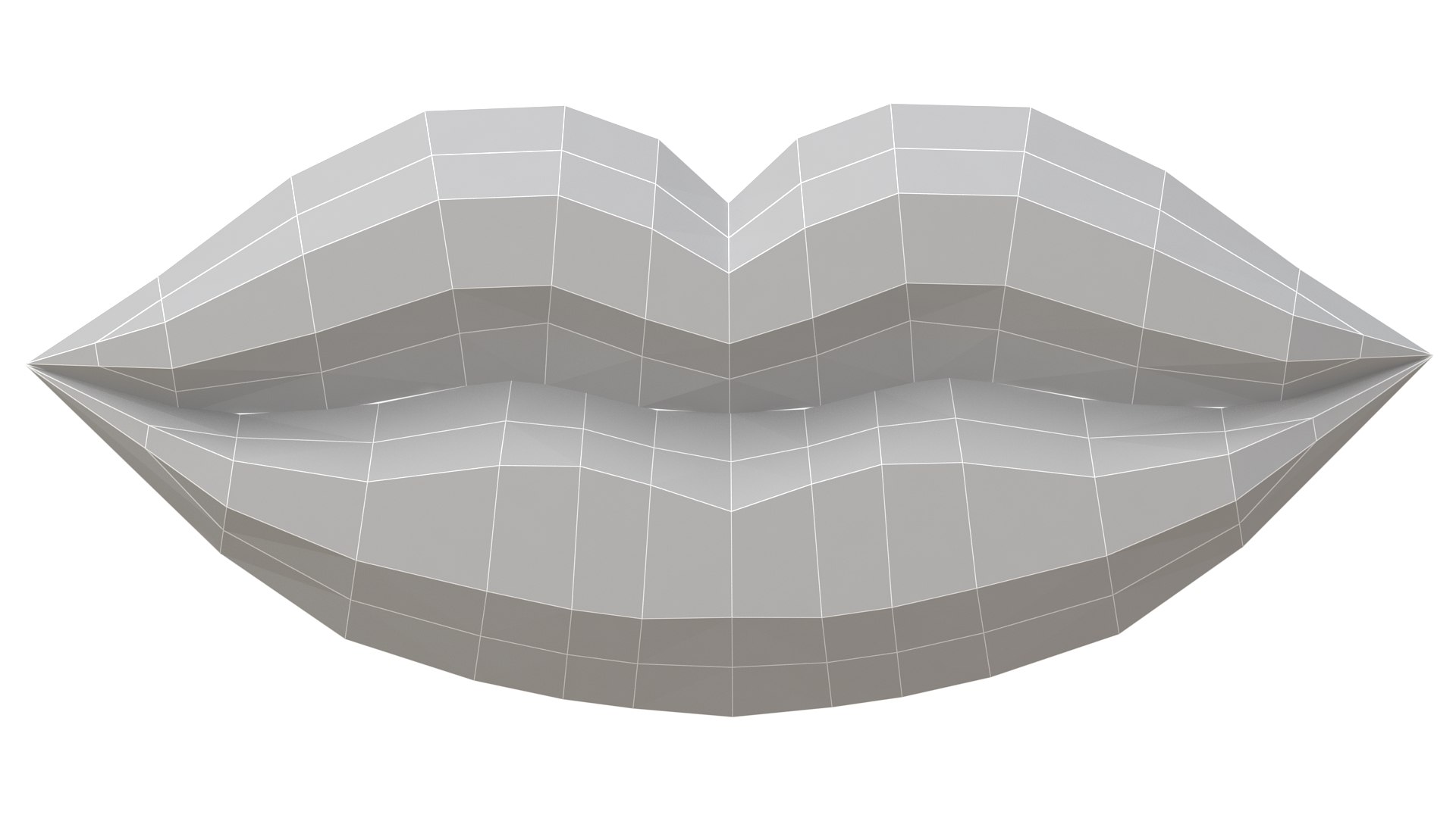 3D Lips Icon Black - TurboSquid 1982124