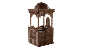 Indonesian Mosque Props Pack - Mimbar Mosque Pulpit