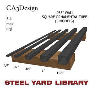 035 Wall Sq Orn Tube