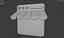3d Icona del negozio web per lo shopping online