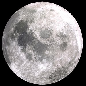moon 3d model