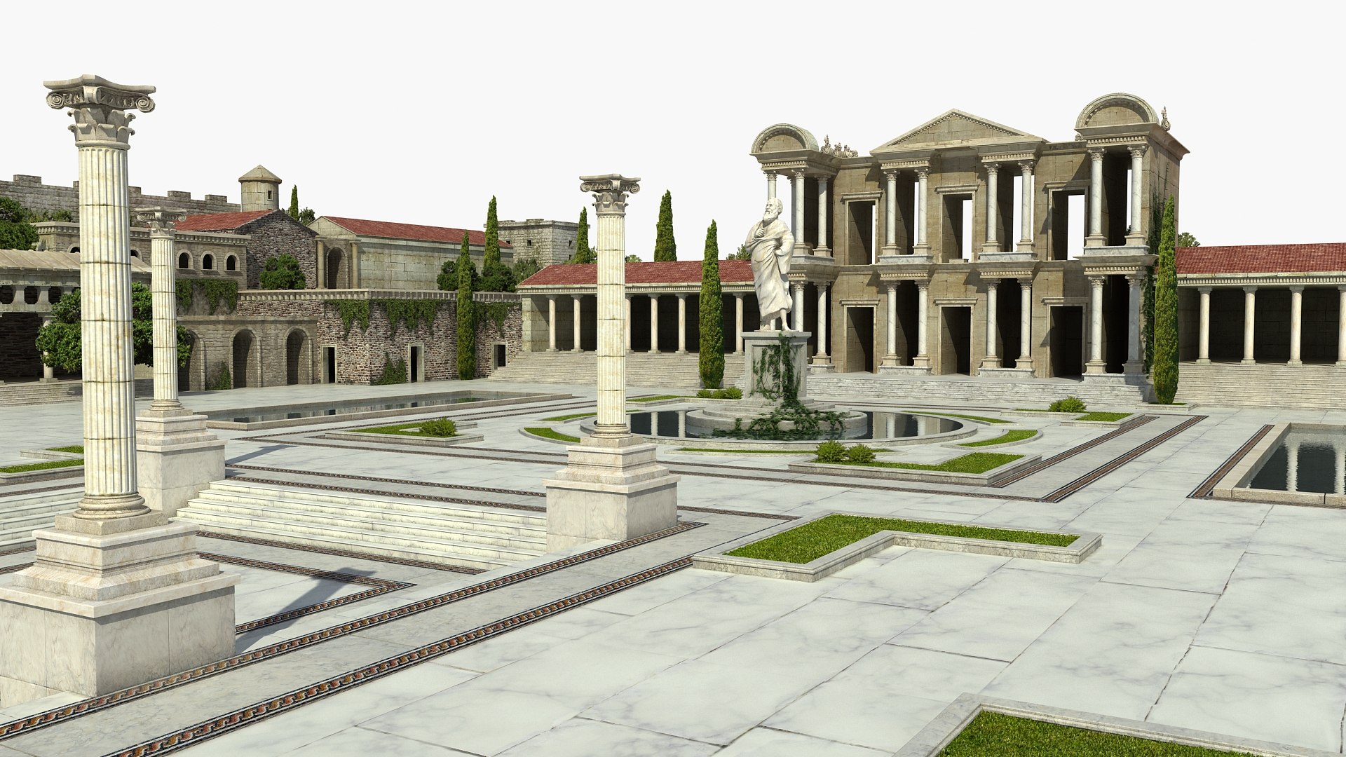 Ancient Greek Temple 3D Model - TurboSquid 2017838