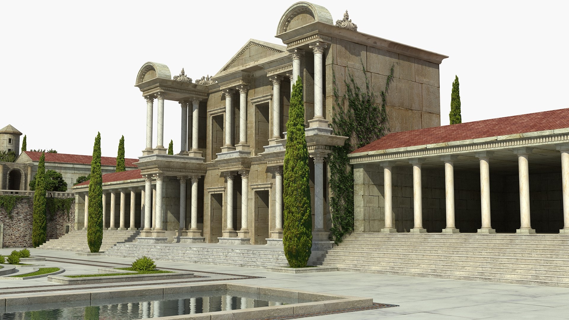 Ancient Greek Temple 3D Model - TurboSquid 2017838