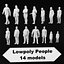 Lowpoly People - 14개 모델