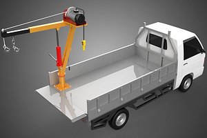 FOLDING TAILGATE BED CRANE HOIST ELECTRIC WINCH PICKUP TRUCK CAR TYPE 87