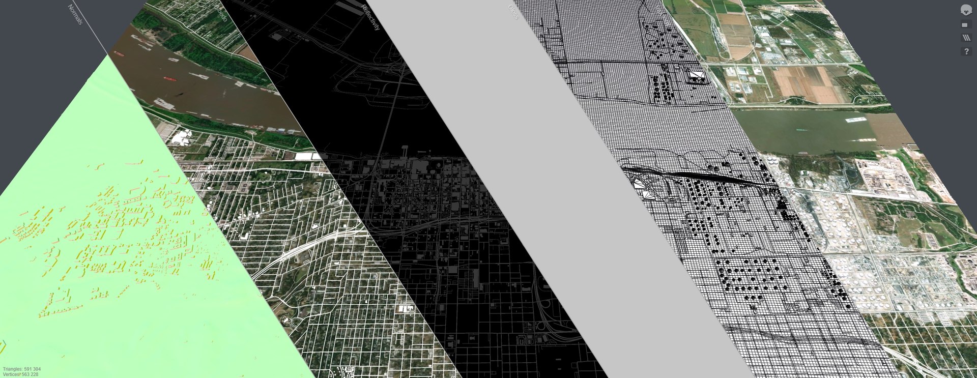 Cityscape Baton Rouge Louisiana USA 3D Model - TurboSquid 1822321
