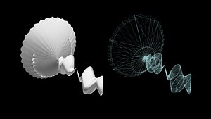 Neural Nucleus Solid - Axon Architecture - V1 - 12600 Tris