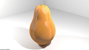 fruit papaya 3D