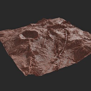 8K Detailed Planet Landscape 3D