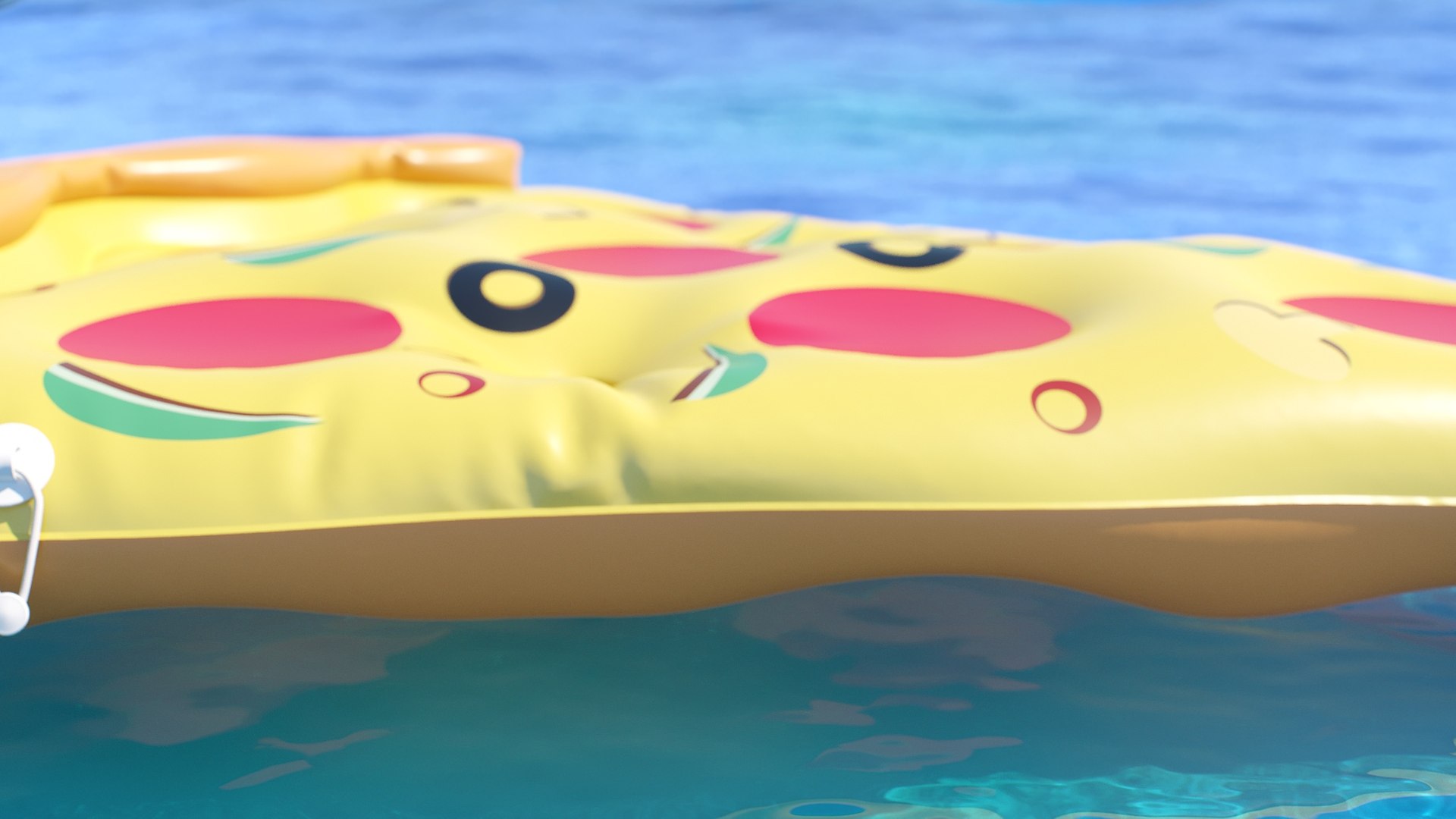 3D Model Pizza Pool Float Raft - TurboSquid 1760250