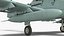 3D A-29 Super Tucano Attack Aircraft Simplified