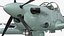 3D A-29 Super Tucano Attack Aircraft Simplified