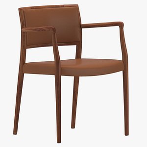 niels moller armchair 3D model