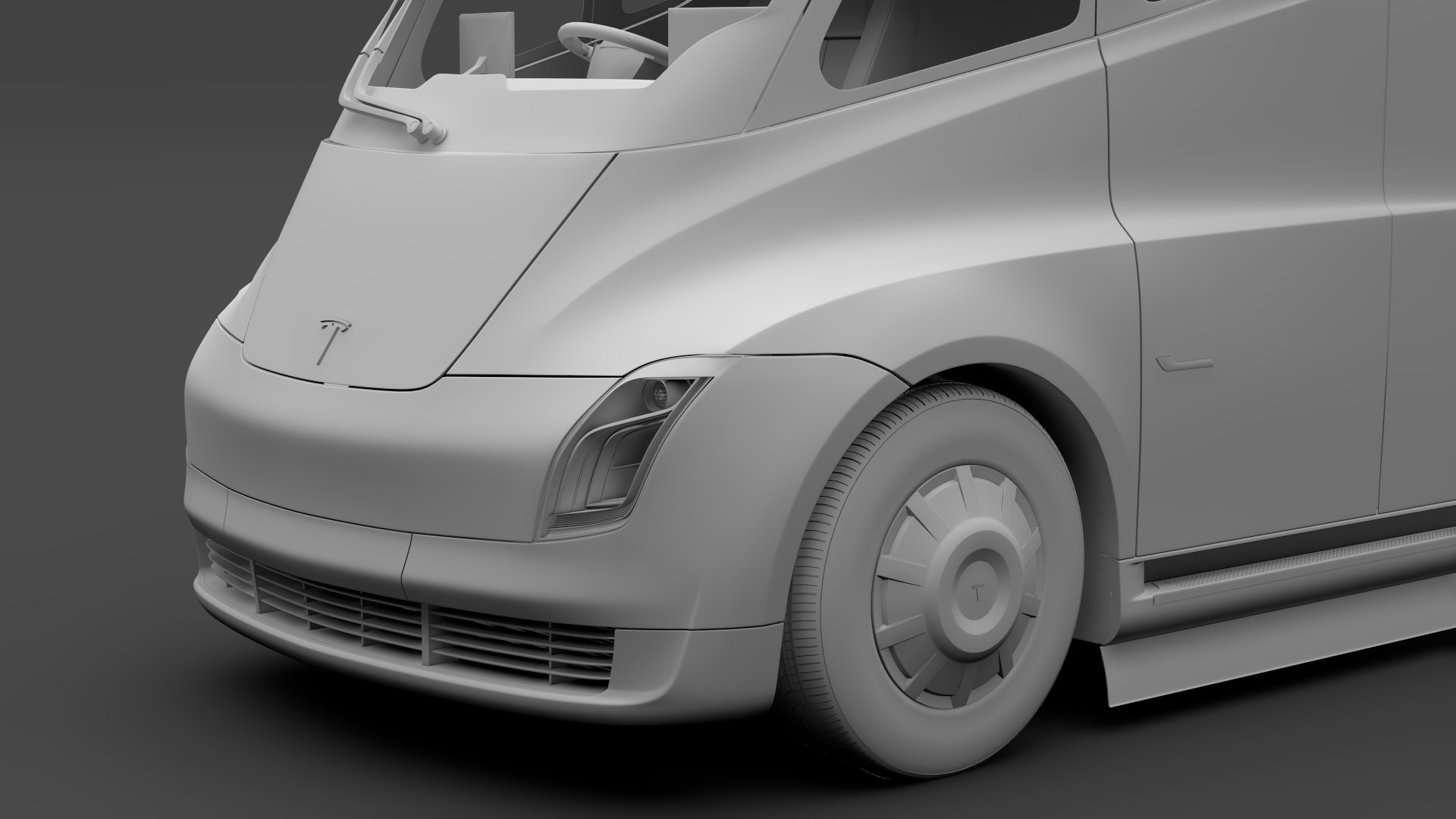 Tesla Semi 3axis 2018 3D Model - TurboSquid 1263589