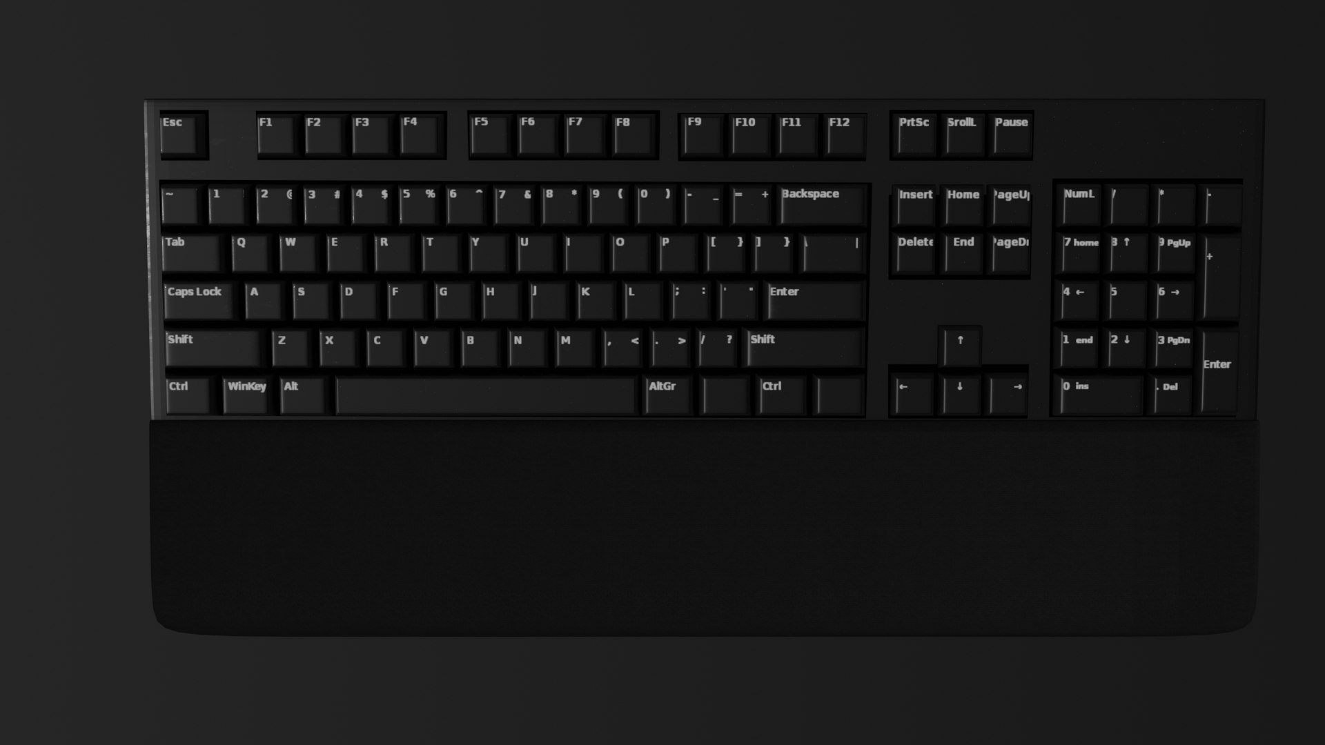 3D simple Keyboard model - TurboSquid 1812522