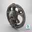 Skull 27 Textured 3D
