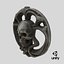 Skull 27 Textured 3D