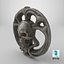 Skull 27 Textured 3D