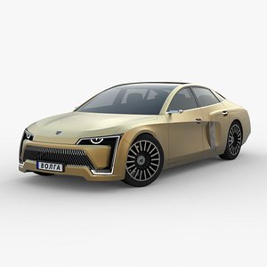 Generic Future New Volga Russian car concept design
