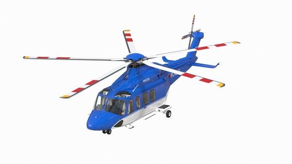 3D модель Вертолет AgustaWestland AW139 TurboSquid 1602927