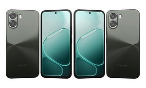 OPPO A6v Black 3D model