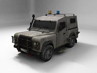 IDF armored Landrover