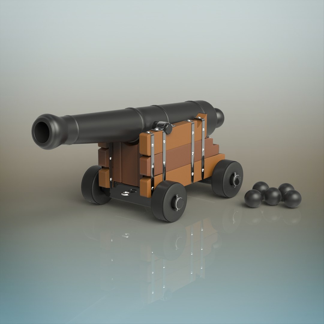 Cannon Materials 3D Model - TurboSquid 1389293