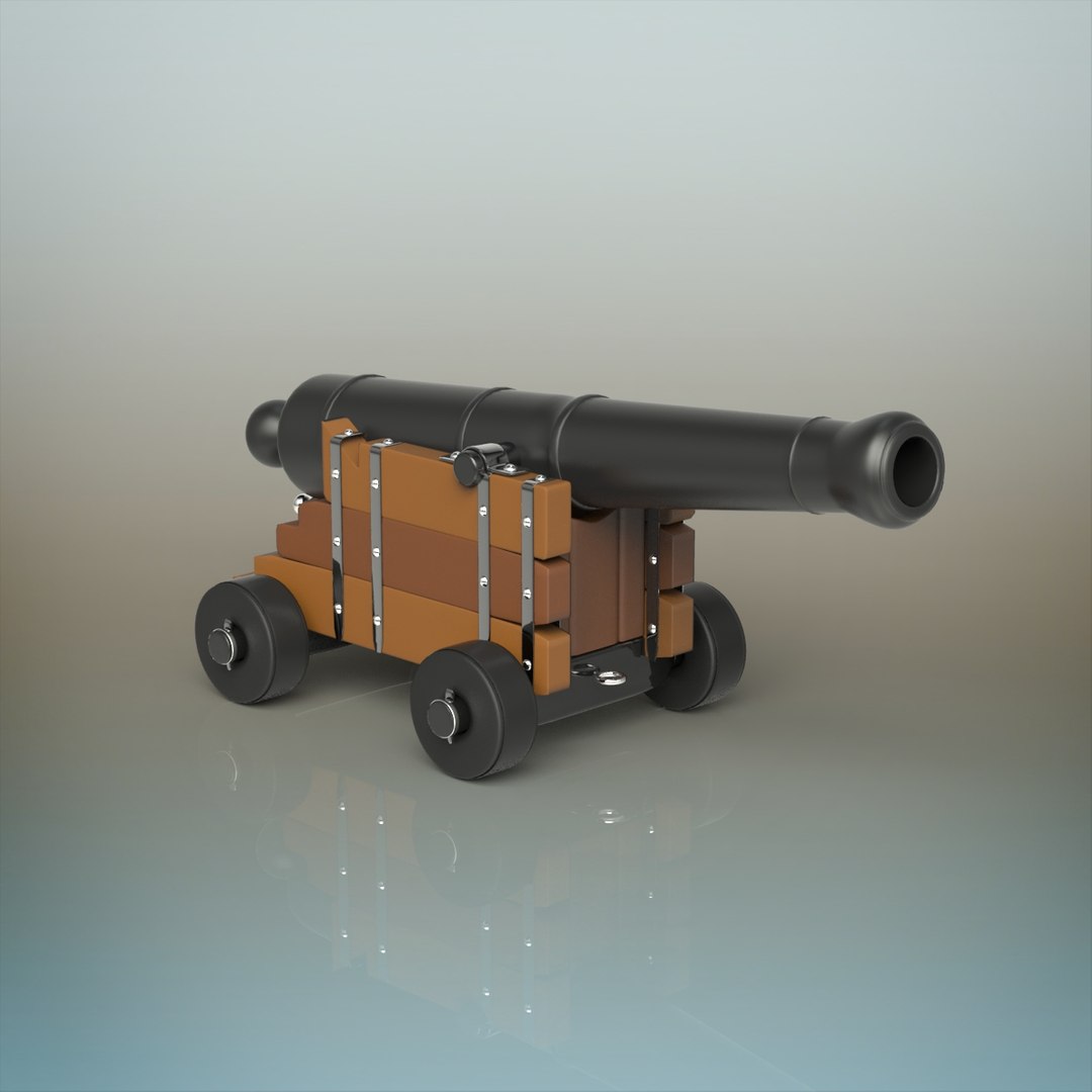 Cannon Materials 3D Model - TurboSquid 1389293