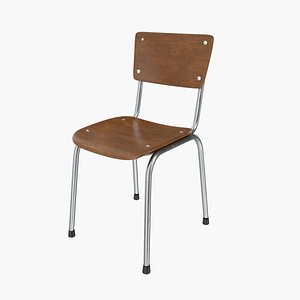 School Chair 3D model