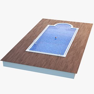 3D model swimming pool
