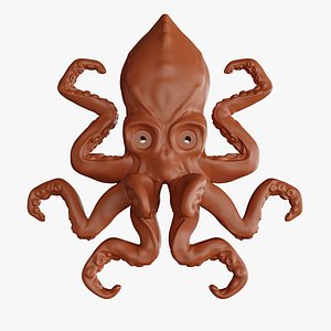 Octopus - shower holder 3D printing model 3D model