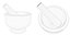 3D kitchen mortar pestle model