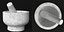 3D kitchen mortar pestle model