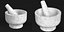 3D kitchen mortar pestle model