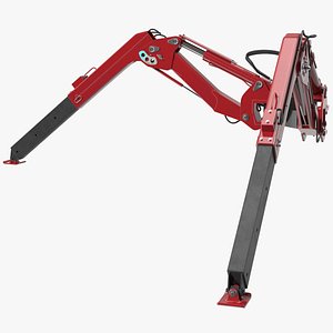 Extended Side Hydraulic Outrigger Unfolded