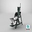 3D model Animal Remains Processing Unit