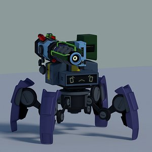 3D combat robot model