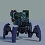 3D combat robot model