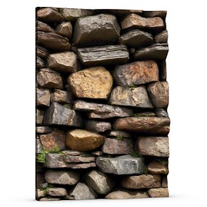 3D Stone Wall 054