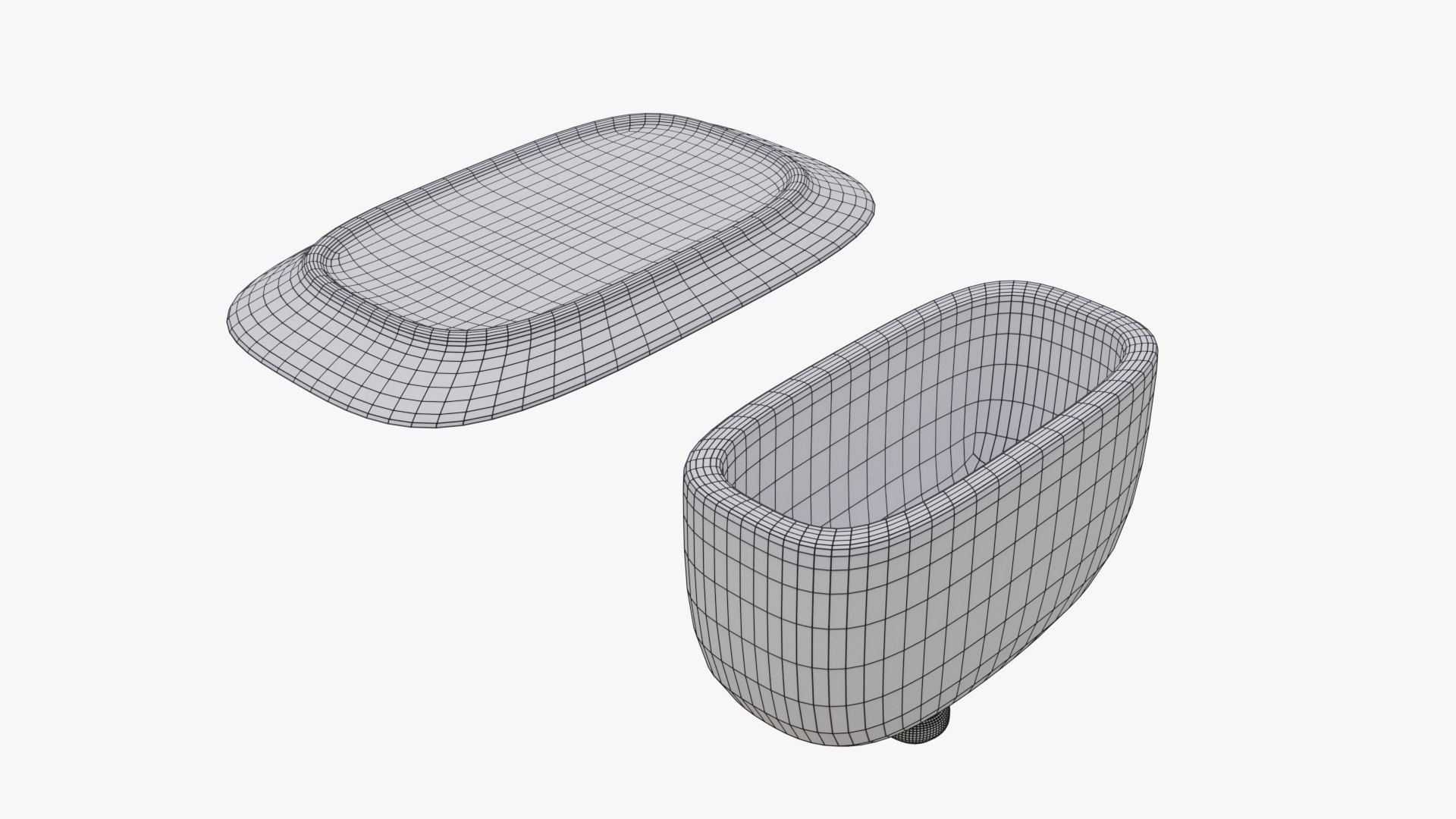 3D Ceramic Butter Dish - TurboSquid 1909730