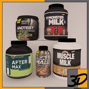3d model of supplement pack 5